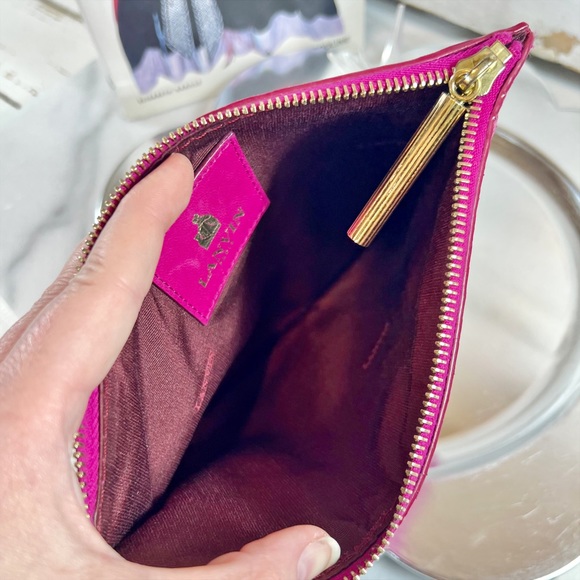 |SOLD| Lanvin Snake Printed Calfskin Leather Pouch - Picture 4 of 9